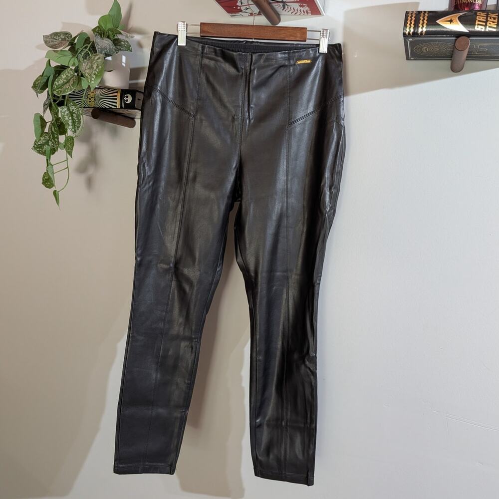 Marc New York Andrew Marc | Faux Leather Leggings | Size L